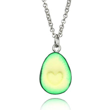 Load image into Gallery viewer, Avocado Heart Necklaces
