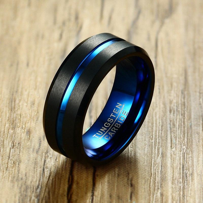 Blue Light Bar Black Ring