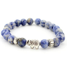 Load image into Gallery viewer, Nature Stone Elephant Bracelet
