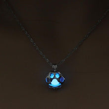 Load image into Gallery viewer, Luminous Paw Pendant Necklace
