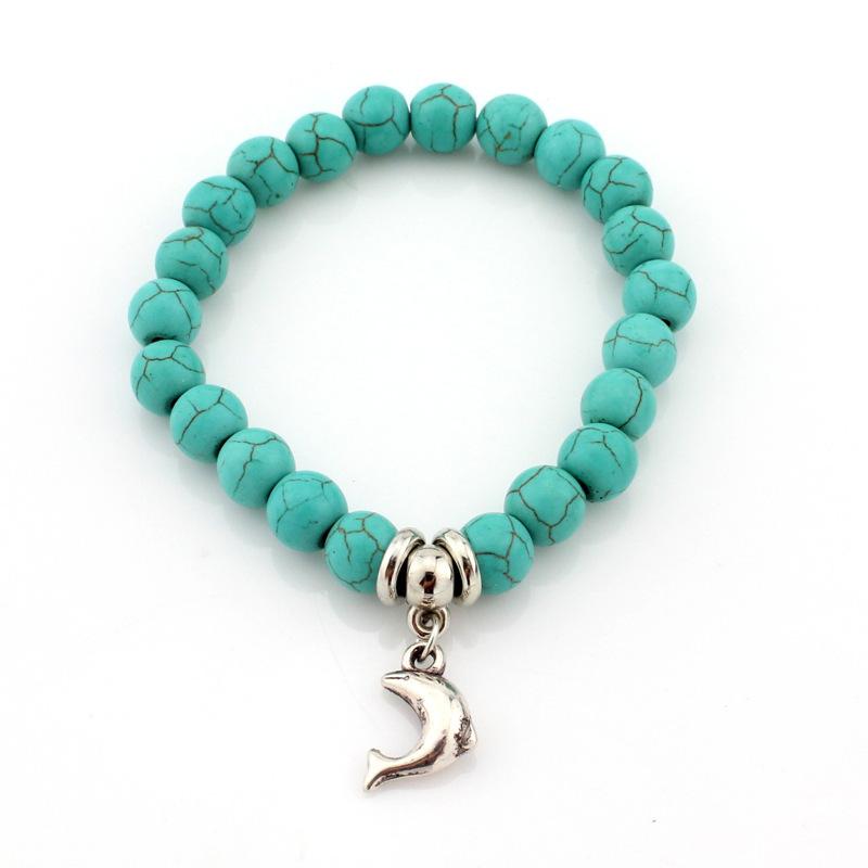Turquoise Stone Jewelry Bracelet
