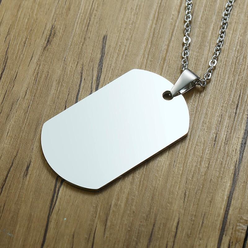Military Medal Stainless Steel Necklace