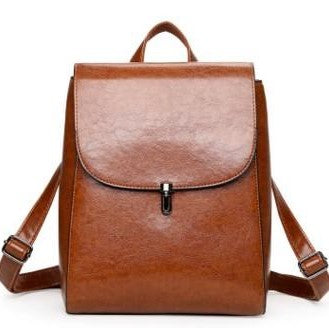 Elegant Refine PU Leather Backpack
