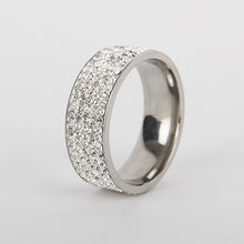 Load image into Gallery viewer, Brilliant Stones Studded Band Ring
