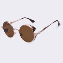 Load image into Gallery viewer, Round Carved Sunglasses
