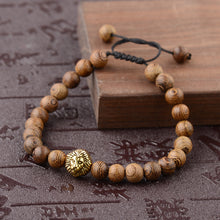 Load image into Gallery viewer, Wood Pearl Style Bracelet
