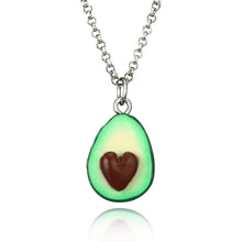 Load image into Gallery viewer, Avocado Heart Necklaces
