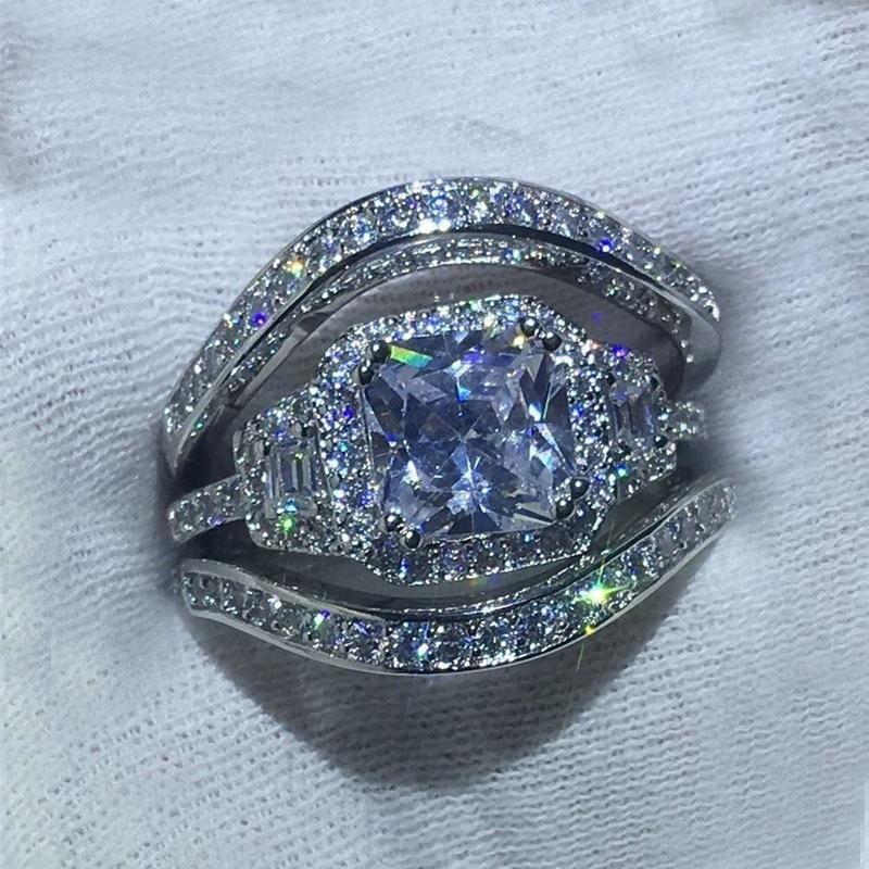 Crystal Set Zircon Ring