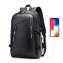 Load image into Gallery viewer, PU Leather Usb Charging Backpack
