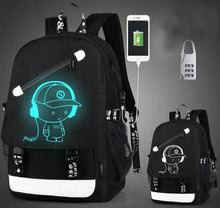 Load image into Gallery viewer, Glow Design Usb Charging Backpack
